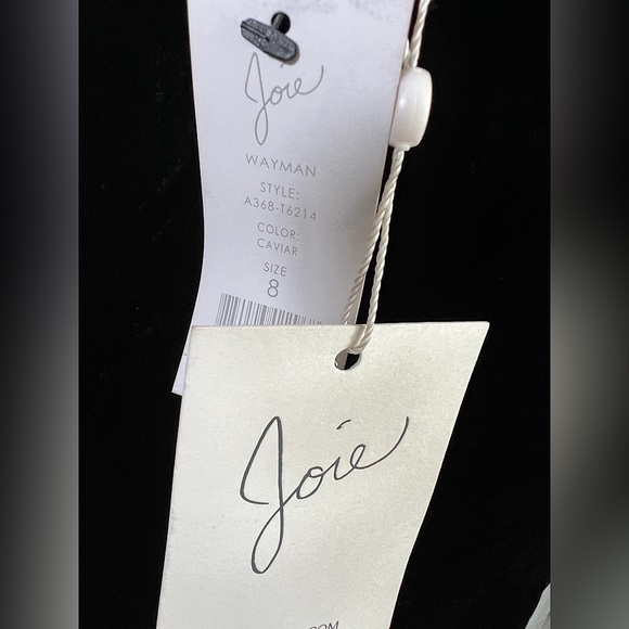 jOIE WAYMAN NWT ONE-SHOULDER VELVET TOP.   SIZE 8 - Picture 9 of 9